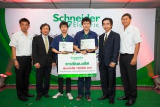 Chiang Mai University won the Schneider Electric Challenge 2011 in six consecutive years for innovation and energy efficiency