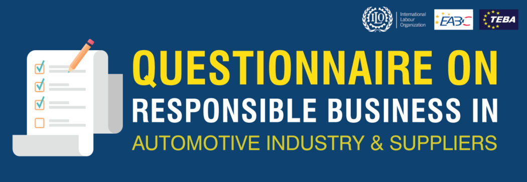 Questionnaire On Responsible Business In Automotive Industry & Suppliers