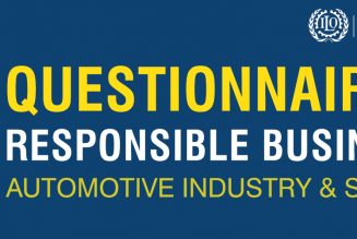 Questionnaire On Responsible Business In Automotive Industry & Suppliers
