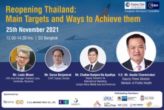 Lunch Talk on “Reopening Thailand: Main Targets and Ways to Achieve them”